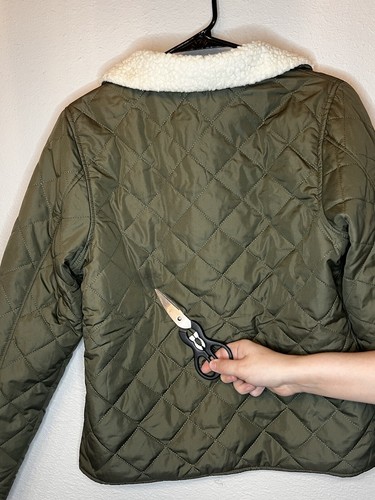 US Polo Assn Since 1890 Thick Puffer Coat Women's Jacket Sz S Sherpa Collar Pony - Picture 5 of 6