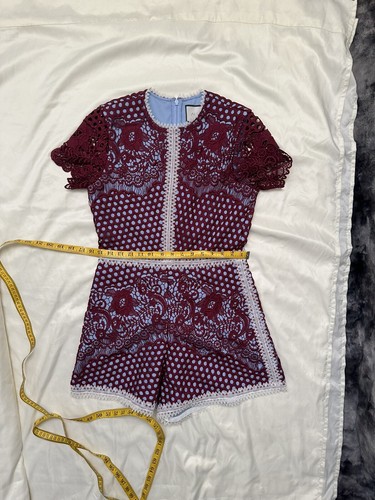 Alexis Rowen Romper in Burgundy Mosaic - Picture 12 of 13