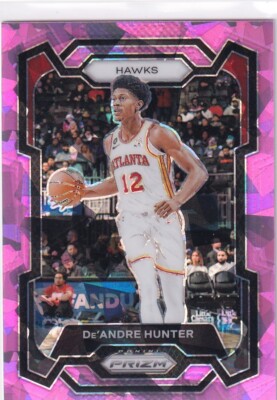 Panini 2023 Prizm NBA Basketball No. 207 De'Andre Hunter Pink Ice Prizm