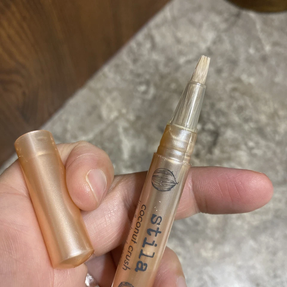 Triturador de coco con manchas de labios y mejillas Stila .20 OZ raro Foto 4 de 4