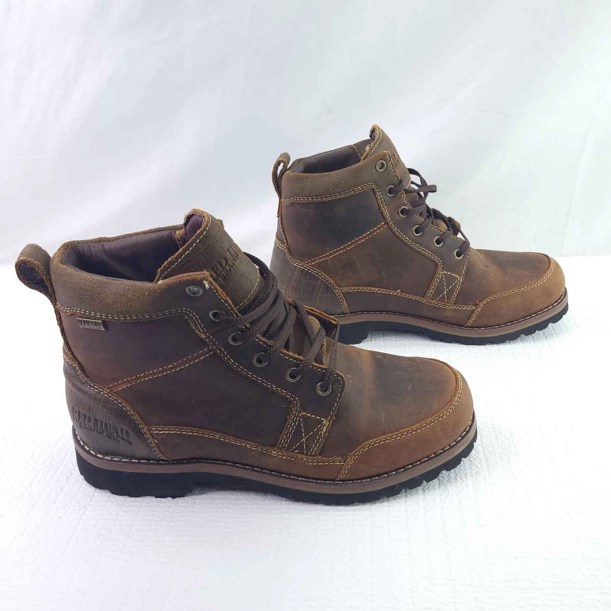 RedHead Lace Up Boots for Men with Upper Leather for Sale 
