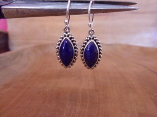 Earrings Princess Fusion Pearls Lapis Lazuli - COEUR DE LION (Europe