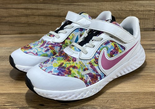 Nike Revolution 5 Fable Sneakers Running School Shoes CJ2091-100 Girls 3Y  EUC | eBay