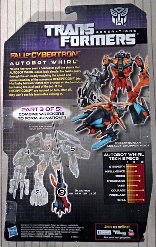 2013 Hasbro Transformers Fall of Cybertron Ruination Ser of 5 Diaclone NY - Picture 6 of 10