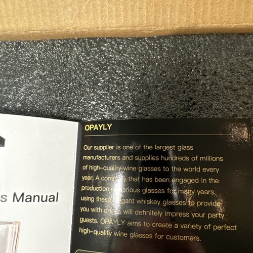 OPAYLY Kristall Whiskey Steine Gläser 4er Set 12oz - NEU! Edel und schön Neu in OVP - Bild 3 von 17