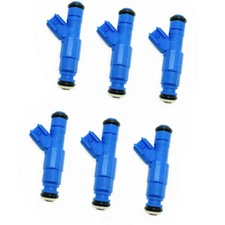 SET(6) Fuel Injectors Fits Jeep Liberty Dodge Dakota Mitsubishi 3.7L 0280158020