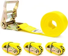 Endless Ratchet Straps 4pack 2 Inch X 10 Foot Hookless Ratchet Straps 6000 Lbs