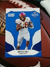 BREECE HALL 2022 Score Football NFL Draft #D5 New York Jets