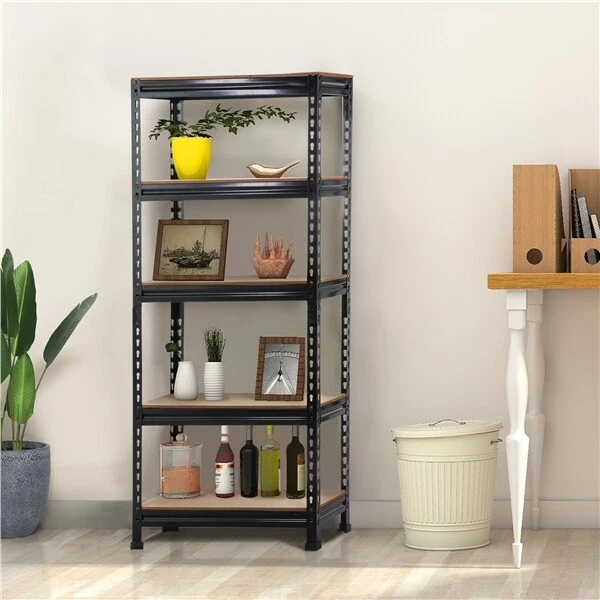 5 Tier Heavy Duty Metal Shelving Unit Garage Shed Storage Shelves