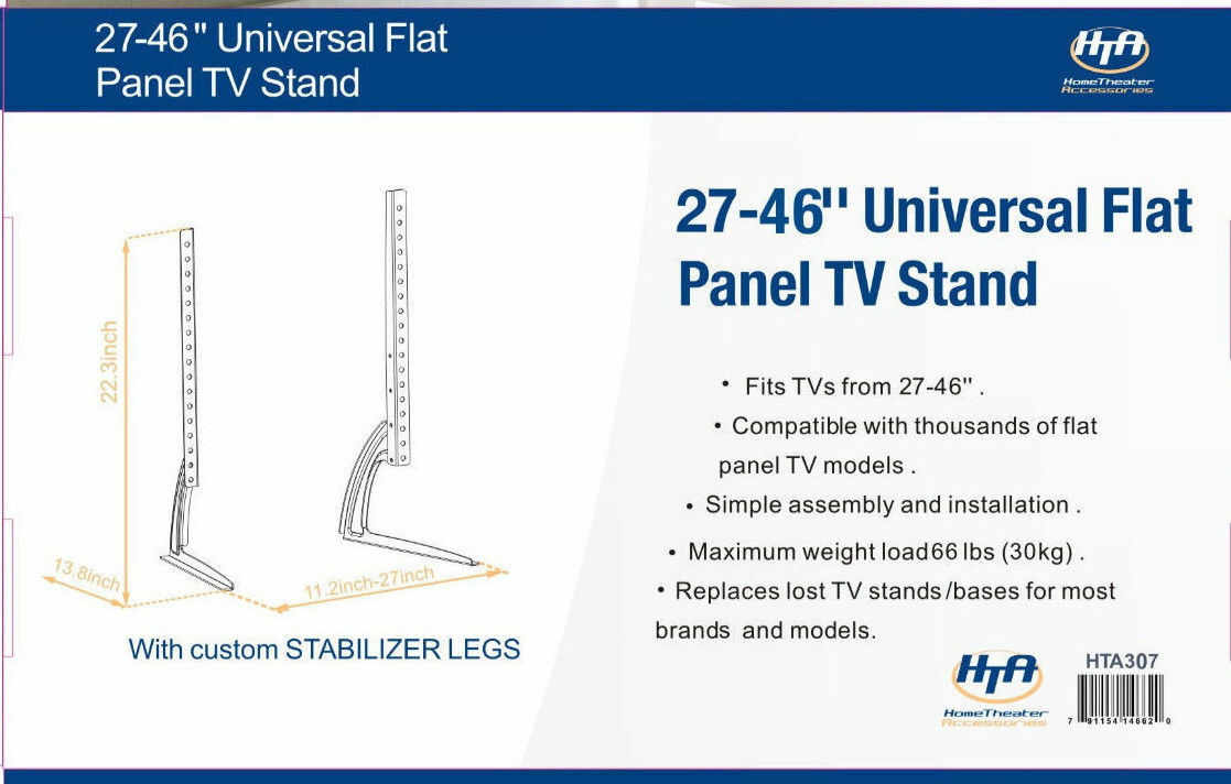Universal Table Top TV Stand Legs for Sony Bravia KDL32W600D, Height Adjustable eBay