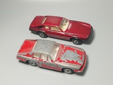 Vintage Jaguar Lot Zylmex Zee XJ-S D86 & MC Toy XJS V-12 Red Diecast Car Set HTF