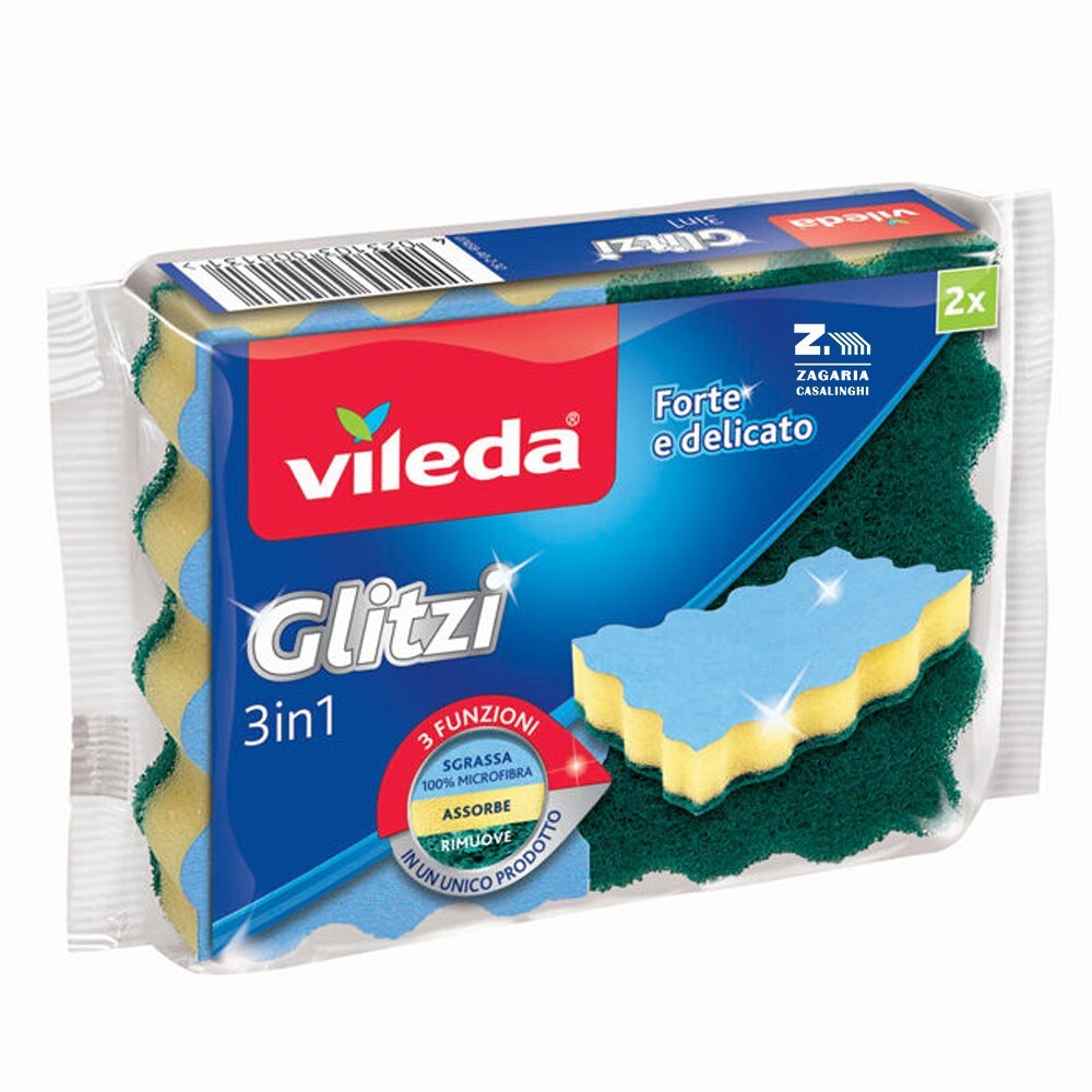SPUGNA GLITZI 3 IN 1 SET 2 PZ