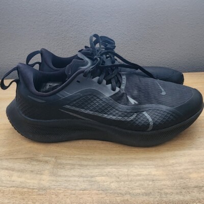 Nike Air Zoom Pegasus 37 Shield Black Anthracite Sneaker Shoes Mens 10.5