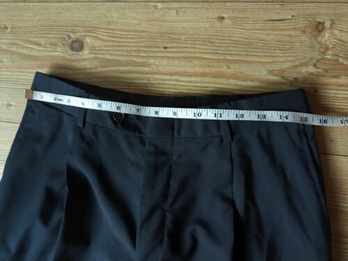 Pantalones de traje Cerruti 1881 negros talla 50 - Imagen 8 de 10