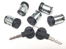 Set of 5 Door Locks Barrel for Fiat Scudo 95-07 Ulysse 94-02 - 5 YEAR WARRANTY
