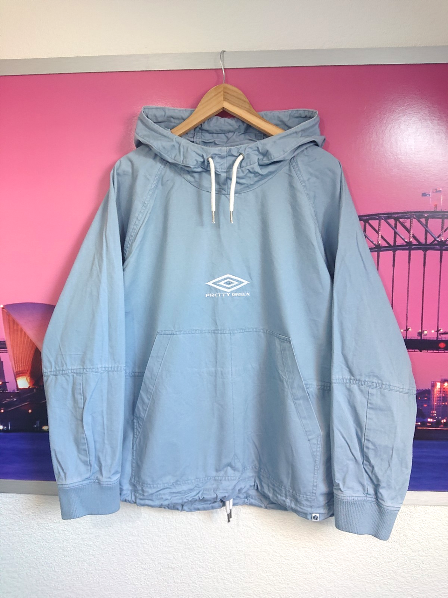 Pretty Green x Umbro Hooded Jacket Smock RARE | XL | Oasis Liam