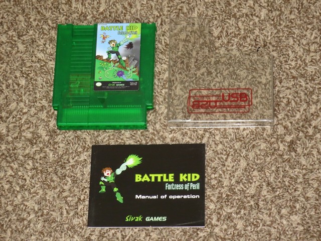 Mint Shape Battle Kid 1 Fortress Of Peril Nintendo Nes Manual