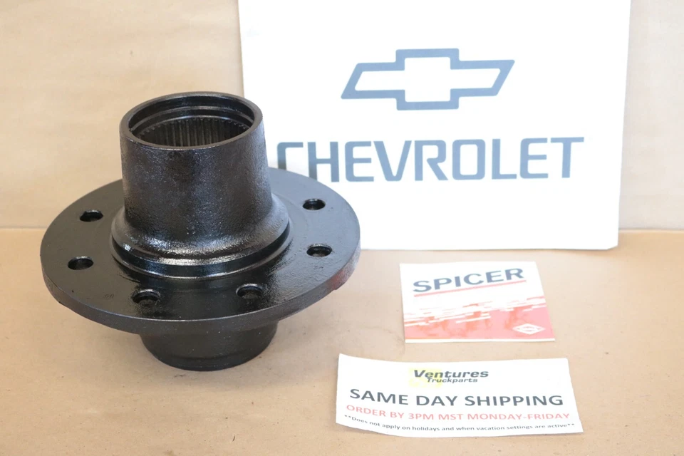 CHEVY GMC K20 V20 K25 DANA 44 CUBO DE RODA DIANTEIRO 3/4 TON 8 LUG COM NOVO SELO DE ROLAMENTOS - Imagem 4 de 4