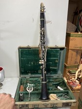 Vintage The Pedler Co. Elkhart IN Clarinet Case. Ser P18002 Pads Need Rplcmnt
