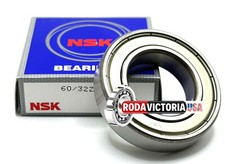 NSK 60/32 ZZ DEEP GROOVE BALL BEARING, METAL SHIELDED 32x58x13mm