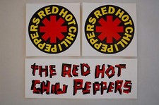 Red Hot Chili Peppers Sticker Vinyl decal 3 Pack  Car Window 400X2, 204 