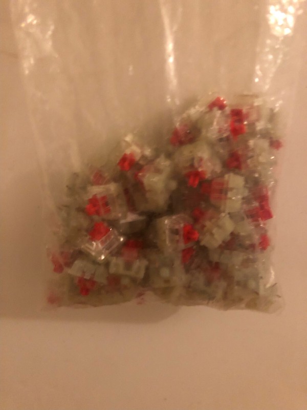 Cherry MX RGB Switches For Custom Mechanical Keyboards x 70. Unused