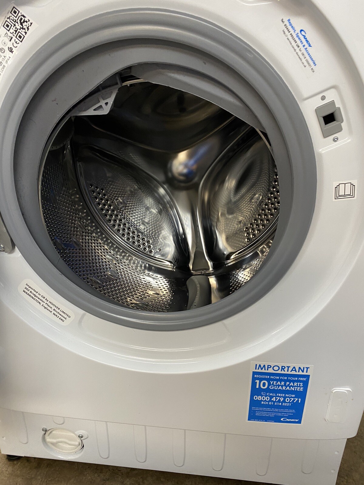 Candy Smart CBD 485D2E/180 8kg/5kg Washer Dryer White for sale