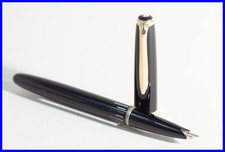 OSMIA Progress 66 G Faber-Castell Piston Fountain Pen Black Gold 14K Nib
