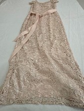 Adrianna Papell Women's Champagne Size 12 Wedding Guest or Cocktail Dress