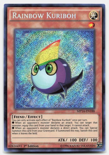 Rainbow Kuriboh MP14-EN188 YuGiOh 2014 Mega-Tin Mega Pack card