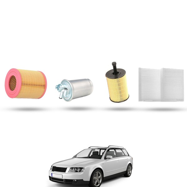 Hoffcar Wartungsset Kompatibel Mit Audi A4 (B6, B7) 2.0 TDI 100KW Von 2004 Bis-image