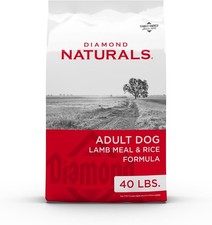 Diamond Naturals Adult Dry Dog Food Lamb Meal and Rice Formula Made with 40Lb 0.92 per pound