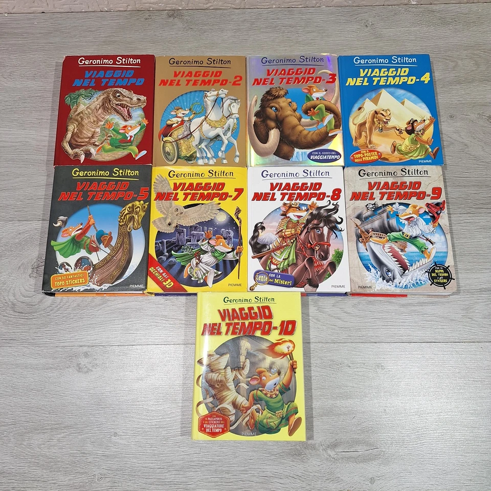 Geronimo Stilton Viaggio nel Tempo 9 Volumi - Immagine 3 di 4