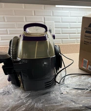 BISSELL 2458 SpotClean Pet Pro Portable Carpet Cleaner Vacuum Works Light Used