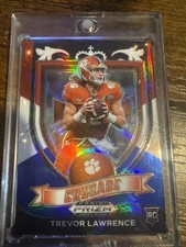 2021 Panini Prizm Draft Picks Crusade Trevor Lawrence #161Red White & BluePrizm 