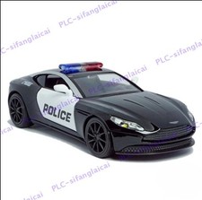 Modelo Diecast Vehículo de Juguete Colección Regalo.1/32 Aston Martin DB11 AMR Coche de Policía