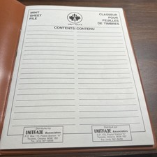 Álbum De Sellos Profesional 12 Hojas Con 4 Tamaños Mixtos | Inserción Para Carpetas A4 Y Carta | Protector Libre De Ácidos