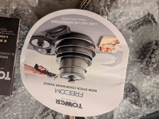 Image of Tower 13pce Cookware Set - T900140 - Cerastone - New Item, Box Damaged