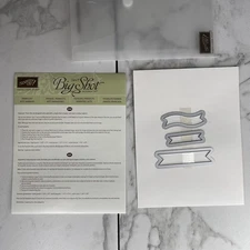 Stampin Up FRAMELITS BITTY BANNERS 129267 Crafts Cards Sizzix Big Shot B10