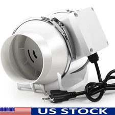 Duct Booster Fan Inline Exhaust Fan Low Noise Air Circulation Ventilation System