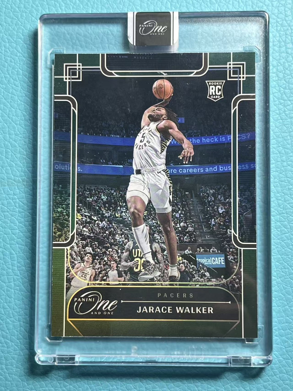 Jarace Walker 2023-24 Panini One And One 5/5 Green RC Indiana Pacers #127