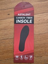 Carbon Fiber Insole 1 Pc, Rigid Thin Foot Plate Shoe Insert for Men 8-8.5