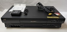 JVC HR-S3902U Super VHS S-VHS ET 4Head HiFi Stereo VCR w HDMI Adapter, No Remote