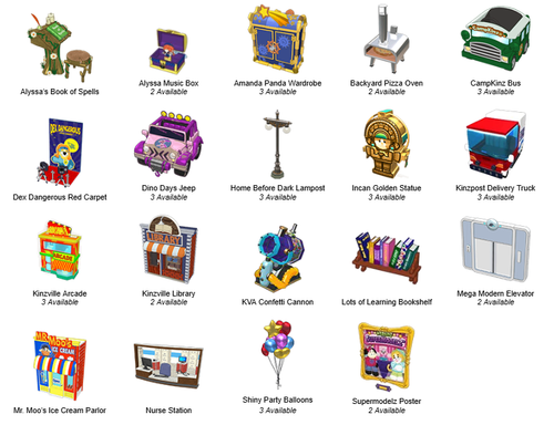 Webkinz Online Items - Pick 3 for $3 (see description)