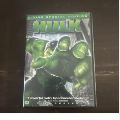 Hulk 2-Disc Special Edition DVD Full Screen Ang Lee Eric Bana Marvel