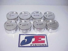 8 New Je Forged Pistons 4.129 Bore -1.150 Ch For 927 Pins For Sb Chevy U20 8 New Je Forged Pistons 4.129 Bore -1.150 Ch For 927 Pins For Sb Chevy U20