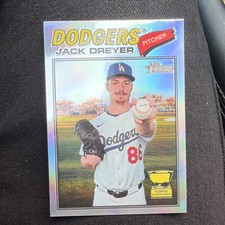 Topps Heritage Jack Dreyer Los Angeles Dodgers Refractor Rookie 2026 #115