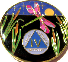 Black Gold Blue DragonFly Alcoholics Anonymou...