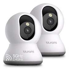 5G Cameras for Home Security, 2K Pet Camera with Phone App, 360° PTZ Indoor C...
