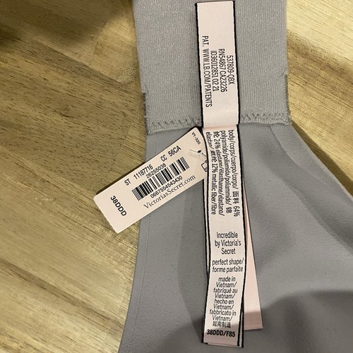SUJETADOR PUSH UP VICTORIA'S SECRET INCREÍBLE FORMA PERFECTA talla 38 DDD lavanda NUEVO - Imagen 6 de 7